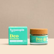 Deocreme im Glas Lemongrass & Bergamotte, vegan und bio - 50g via 4peoplewhocare