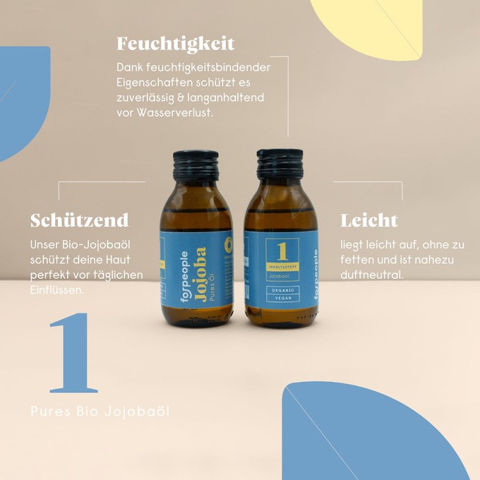 Pure Pflegeöle im Set in Bioqualität - Jojoba, Argan, Wildrosenkern und Mandel from 4peoplewhocare