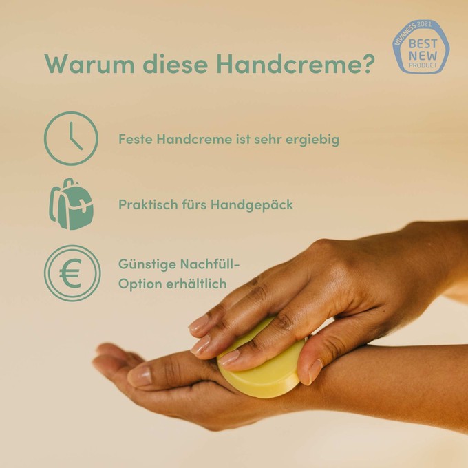 Feste Handcreme Daumenschmaus mit Bienenwachs - Mini from 4peoplewhocare