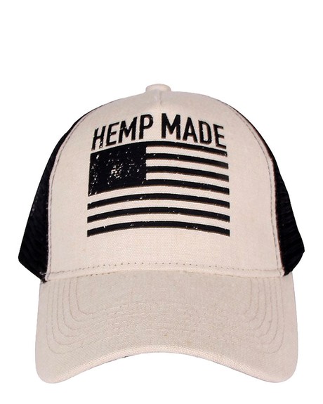 HEMP MADE Natural Trucker Hat from 8000kicks