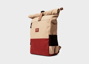 Everyday Backpack in Beige and Red from 8000kicks