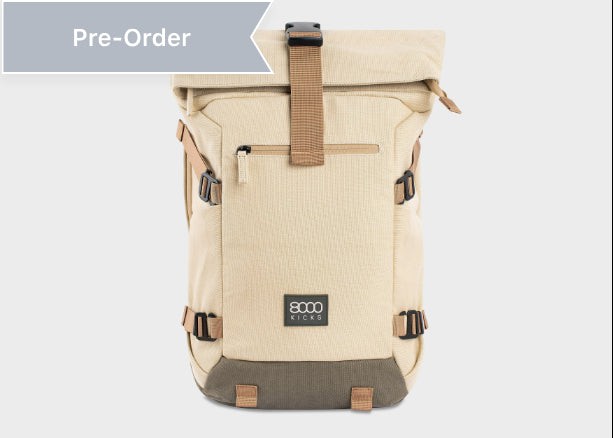 Nomad Backpack in Beige and Green from 8000kicks