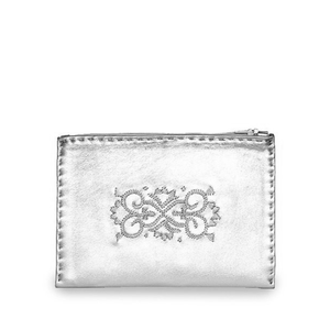 Embroidered Leather Pouch from Abury