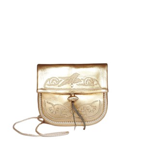 Embroidered Mini Leather Berber Bag from Abury