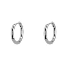 Pretty Basic | Earring Medium | Silver via AdornPay