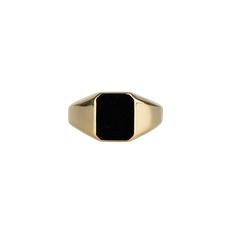 The Power of Onyx | Ring | Gold via AdornPay