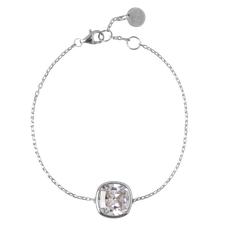 Pretty Cushion | Bracelet | Silver Zirconia via AdornPay