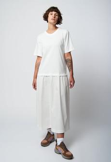 Weißes Jersey Kleid TARA aus reiner Bio Baumwolle via AFORA.WORLD