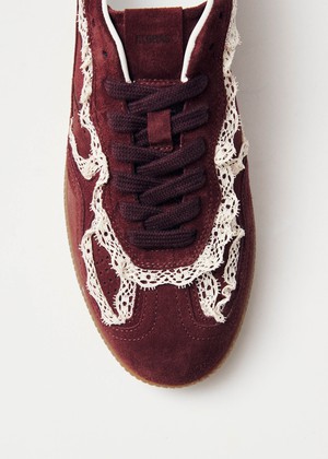 Tb.490 Crochet Burgundy Leather Sneakers from Alohas