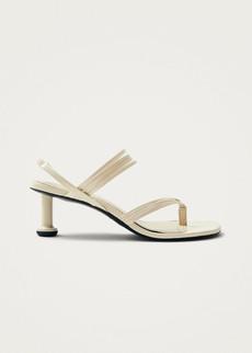 Salsa Cream Leather Sandals via Alohas