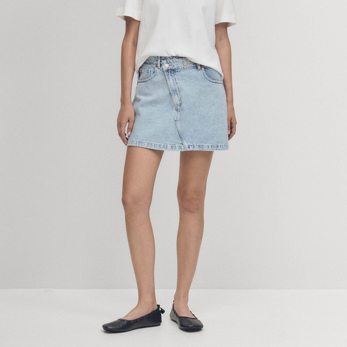 Boston Blue Denim Skirt from Alohas