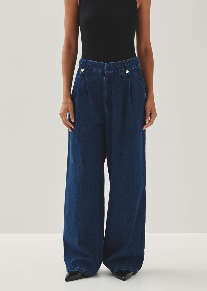 Liliana Blue Denim Trousers from Alohas