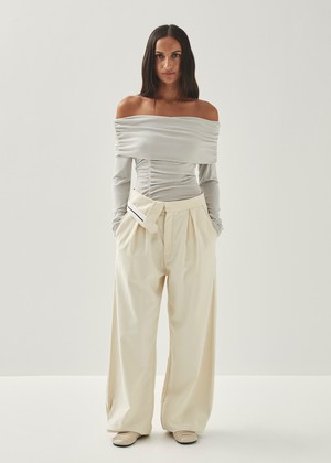 Moca Natural Trousers from Alohas