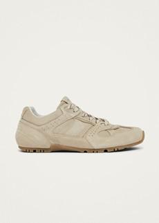 Tb.56 Suede Cream Leather Sneakers via Alohas