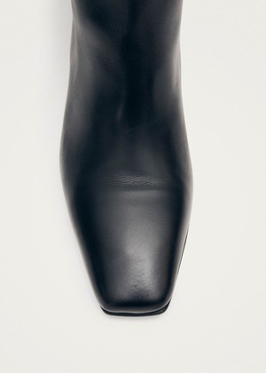 Kalila Black Leather Boots from Alohas