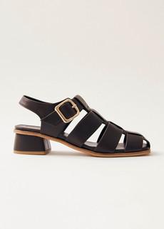 Leona Brown Vegan Leather Sandals via Alohas