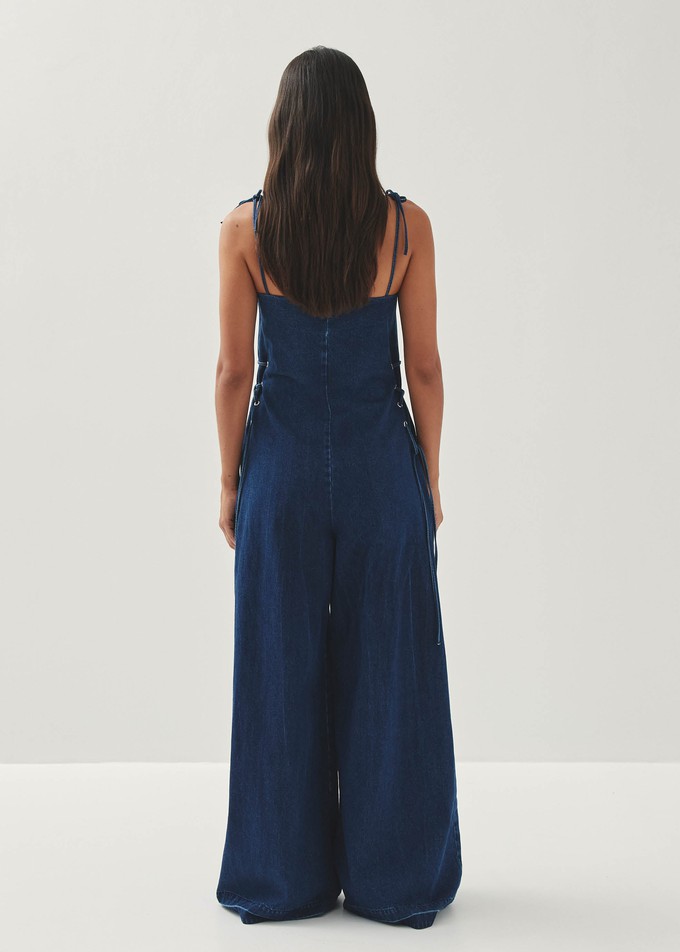 Tania Blue Denim Jumpsuit from Alohas