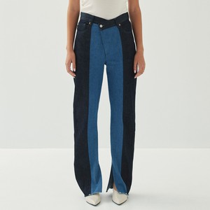 Kansas Bicolor Indigo Denim Trousers from Alohas