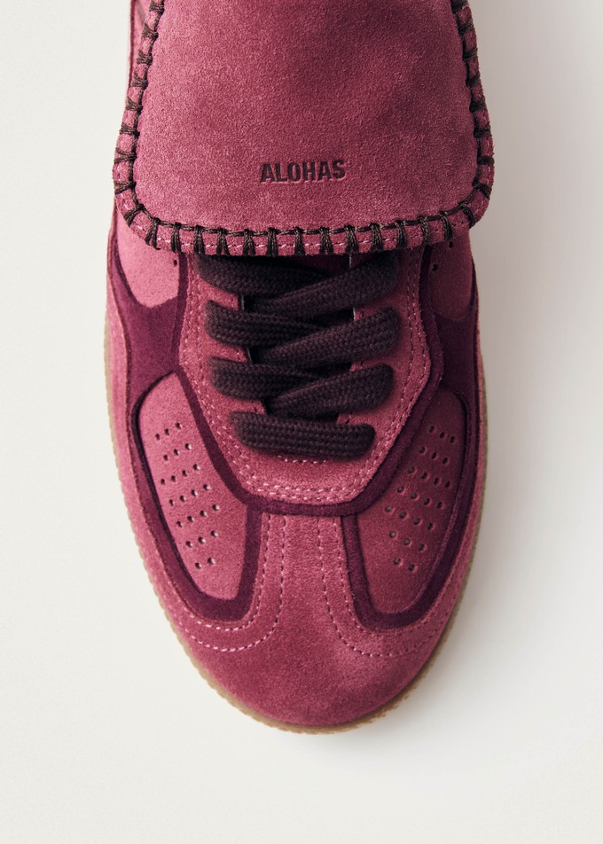 Tb.490 Club Suede Raspberry Leather Sneakers from Alohas