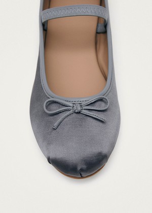 Odette Stone Grey Ballet Flats from Alohas