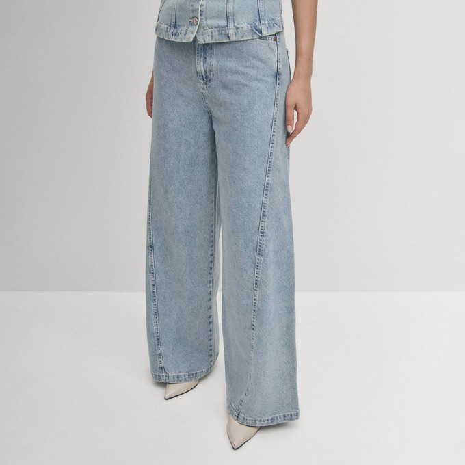 Magda Blue Denim Pants from Alohas