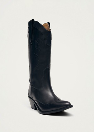 Liberty Black Leather Boots from Alohas