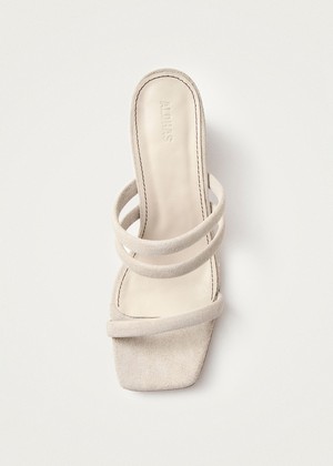 Indiana Stone Beige Leather Sandals from Alohas