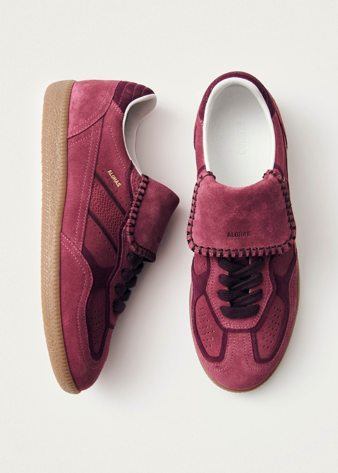 Tb.490 Club Suede Raspberry Leather Sneakers from Alohas