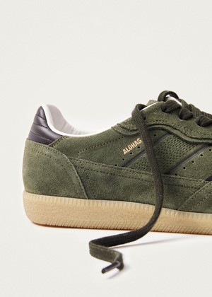 Tb.490 Rife Dusty Olive Leather Sneakers from Alohas