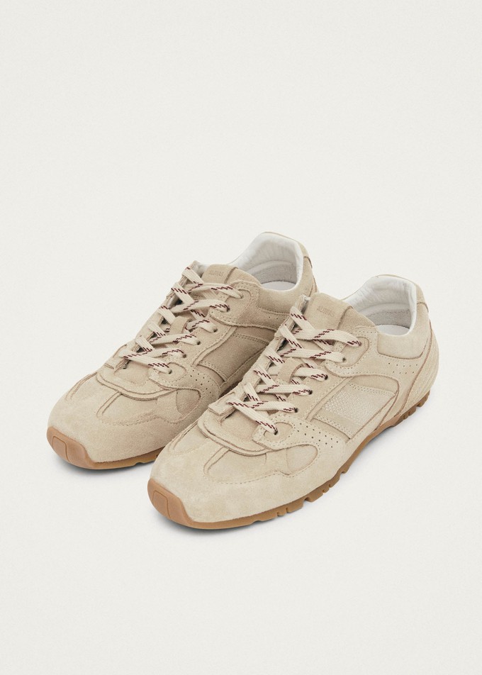 Tb.56 Suede Cream Leather Sneakers from Alohas