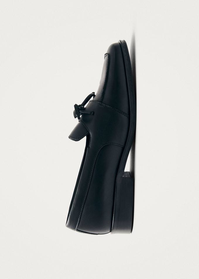 Amour Black Leather Loafers from Alohas