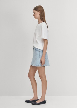 Boston Blue Denim Skirt from Alohas