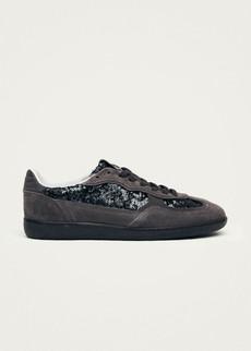 Tb.490 Glint Dark Grey Leather Sneakers via Alohas