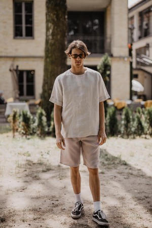 Classic linen shorts HERMES from AmourLinen