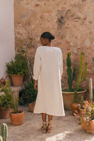 Amalia long-length linen dress from AmourLinen