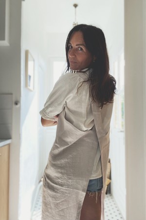Japanese linen apron from AmourLinen Japanese linen apron from AmourLinen