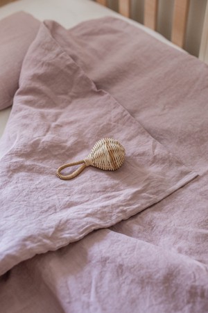 Linen baby bedding from AmourLinen