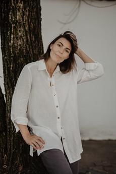 MARRAKESH shirt in White via AmourLinen