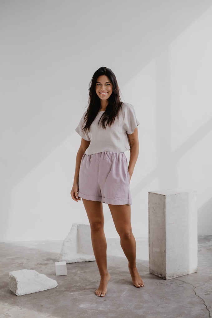 Linen shorts MIA from AmourLinen