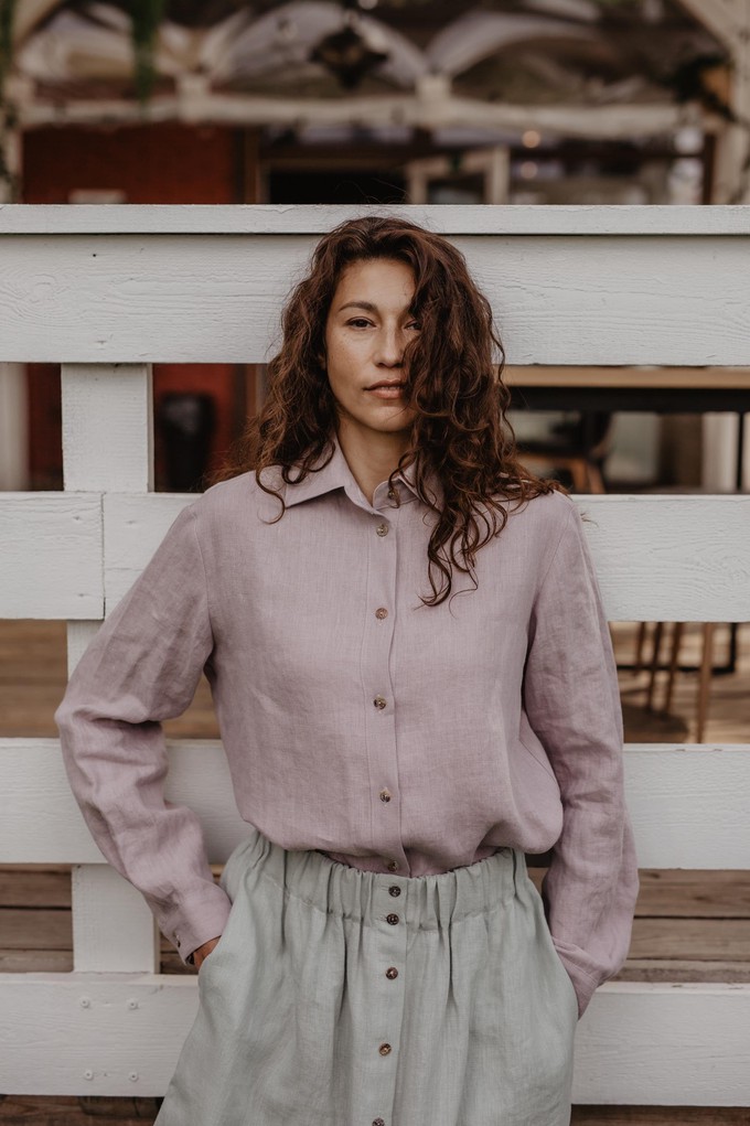 Nordkapp classic linen shirt from AmourLinen