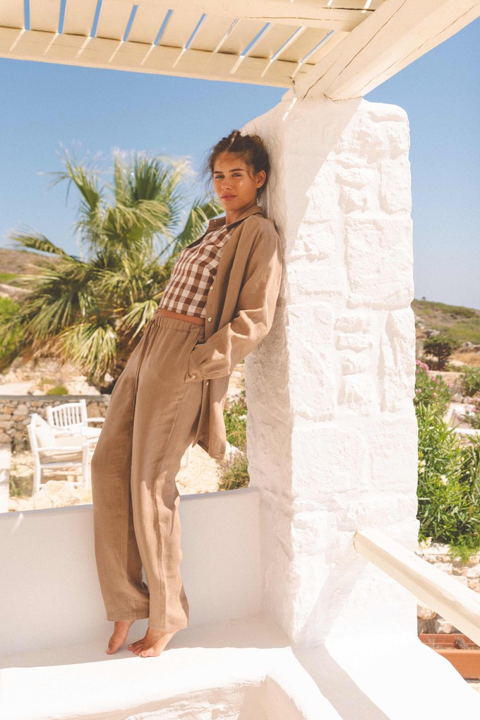 Linen suit set SAHARA from AmourLinen