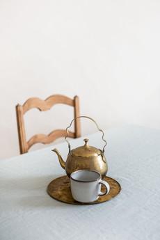 Linen tablecloth in Sage Green via AmourLinen