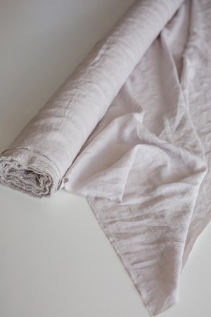 Cream 95" / 240 cm linen fabric from AmourLinen