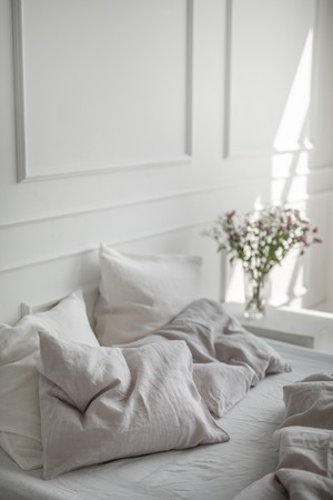 Linen pillowcase in Cream from AmourLinen