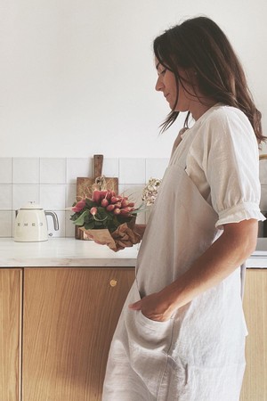 Japanese linen apron from AmourLinen Japanese linen apron from AmourLinen