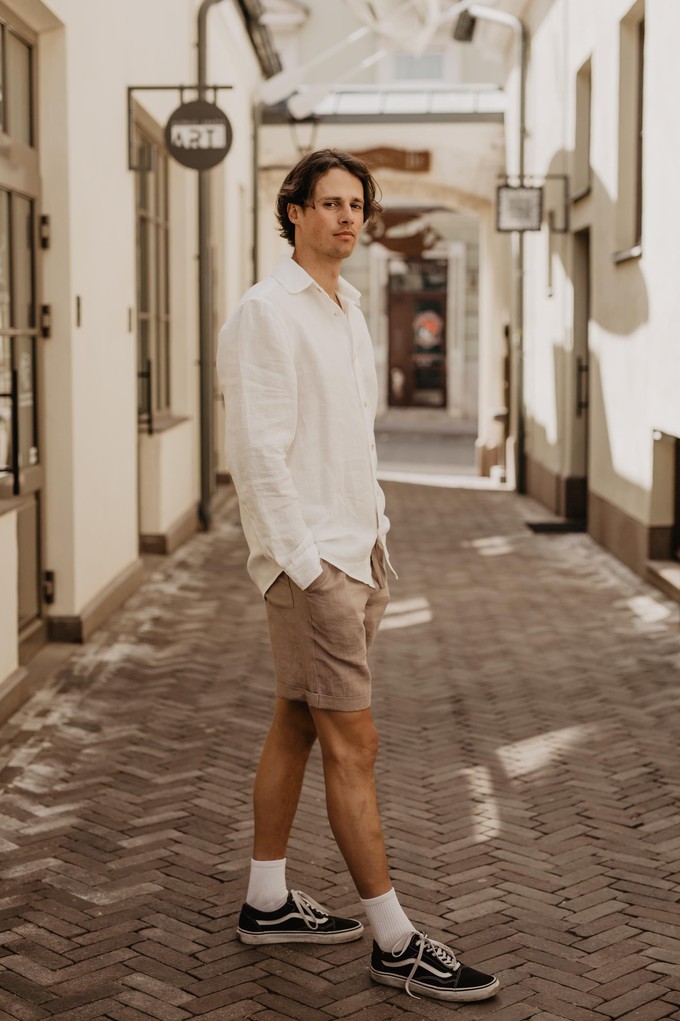 Linen shorts ARES from AmourLinen