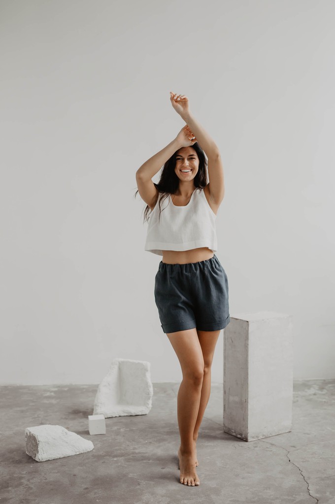 Linen shorts MIA from AmourLinen