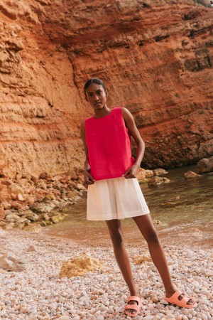 Betty classic linen shorts from AmourLinen