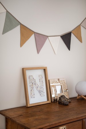 Linen baby bunting from AmourLinen