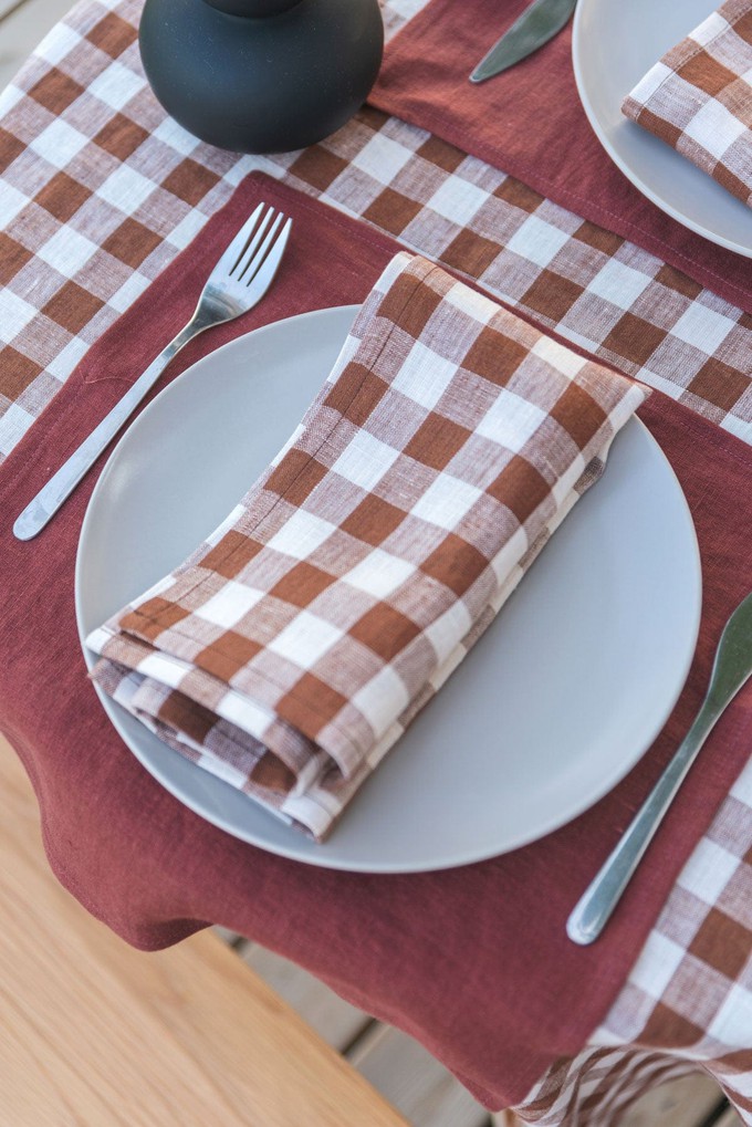 Linen napkins set of 2 from AmourLinen